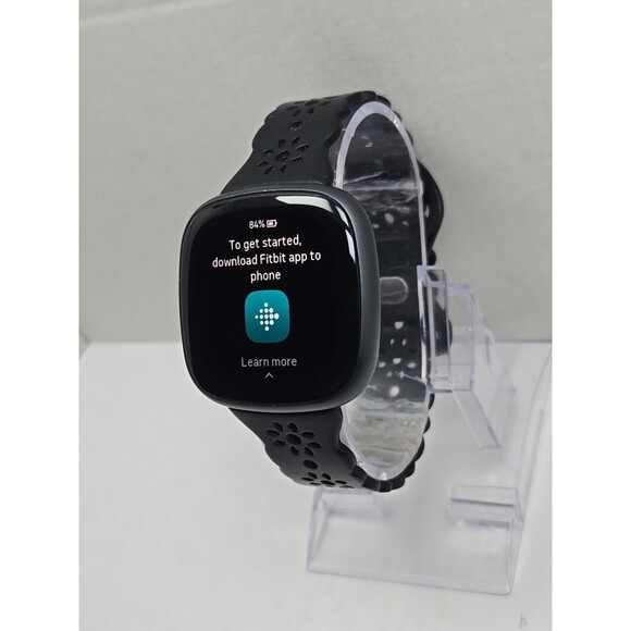 Fitbit Versa 4 GPS Smartwatch Heart Rate Sleep Tracker Google Wallet No Charger - Picture 2 of 10